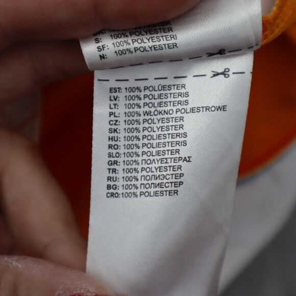 Houston Dynamo Shirt Men S Orange Adidas Print Dynamic Style Active Top Tee - Picture 4 of 15